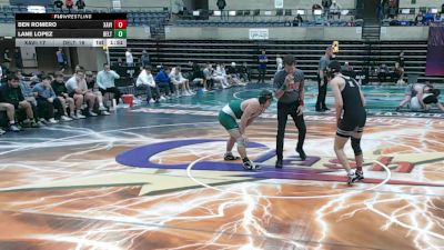 160 lbs Round 3 (4 Team) - Lane Lopez, Delta, OH vs Ben Romero, Xavier, CT
