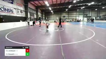 126 lbs Consi Of 4 - Dylan Levesque, The Overcomer Training Center vs Dante Rossetti, Doughboy