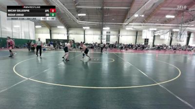 285 lbs Semifinal - Micah Gillespie, Apple Wrestling Academy vs Nizar Awad, Scanlan Wrestling Academy