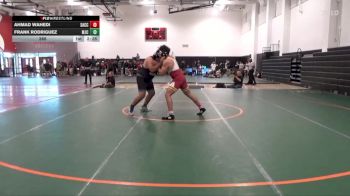 285 lbs Quarters & 1st Wb (16 Team) - Frank Rodriguez, Modesto Junior College vs Ahmad Wahedi, Sac City