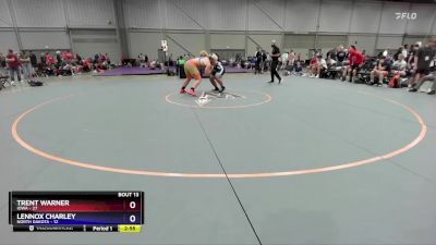 285 lbs Quarters & 1st Wb (16 Team) - Trent Warner, Iowa vs Lennox Charley, North Dakota