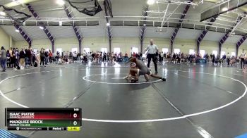 149 lbs Champ. Round 2 - Isaac Piatek, Gannon University vs Marquise Brock, Ferrum College