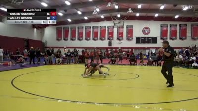 110 lbs 5th Place Match - Charis Tolentino, Palomar College vs Ashley Orozco, Victor Valley College