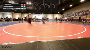 55 lbs Quarterfinal - Baron Todd, Texas Elite vs Bentley Story, Shelton Wrestling Academy