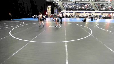 5th - 6th grade - 108 Cons. Round 2 - Tucker Smyser, Pack 732 Wrestling Academy vs Jake Dennison, Hawkeye Wrestling Academy