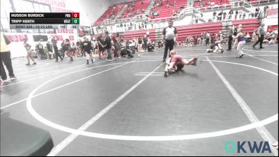 70-75 lbs Semifinal - Hudson Burdick, Perry Wrestling Academy vs Tripp Kerth, Weatherford Youth Wrestling