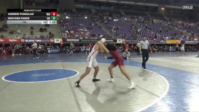 125 lbs Quarters & 1st Wb (16 Team) - Brayden Parke, Coe vs Andrew Punzalan, Wabash