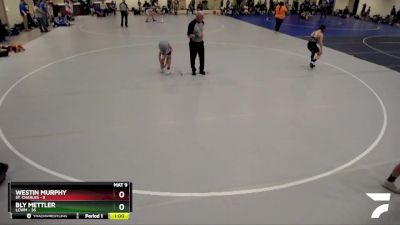 102 lbs Semis & 1st Wrestleback (8 Team) - Westin Murphy, St. Charles vs Bly Mettler, LCWM