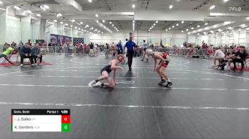 112 lbs Cons. Semi - Jude Salko, Mat Assassins vs Kellen Sanders, Higher Calling Wrestling