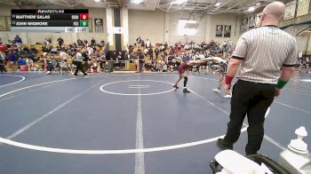 113 lbs Consi Of 8 #2 - Matthew Salas, Dedham vs John Wigmore, Foxborough