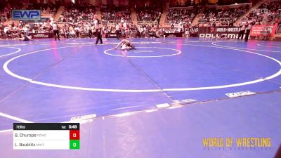 70 lbs Round Of 16 - Bentley Churape, Pomona Elite vs Luke Baublitz, Mayfield Mat Academy