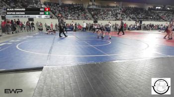 101 lbs Consi Of 32 #2 - Alaja Kinnaird, Poteau vs Sophie Brown, Choctaw Jh