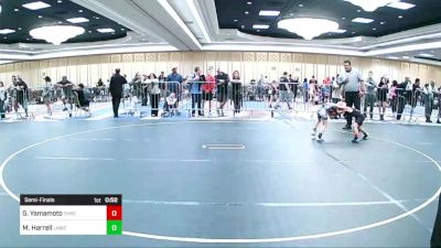 54 lbs Semifinal - Gage Yamamoto, Threshold WC vs Maddoc Harrell, Lawc