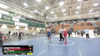 285 lbs Cons. Round 3 - Julian Reyes, Kellis vs Christopher Gomes, Mt. Carmel