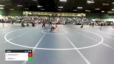 106 lbs Consi Of 8 #1 - Chase Karenbauer, PA vs Loc Webber, OH