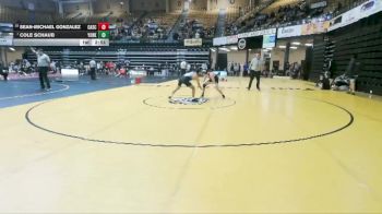 133 lbs Champ. Round 2 - Cole Schaub, York vs Sean-Michael Gonzalez, Carl Albert State