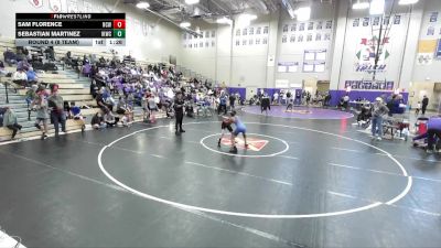 100 lbs Round 4 (8 Team) - Sam Florence, Nashville Catholic Wrestling vs Sebastian Martinez, Iron Knights Wrestling Club