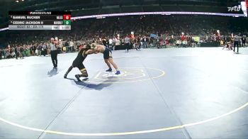 D2-175 lbs Champ. Round 1 - Samuel Rucker, Niles HS vs Cedric Jackson II, Waverly HS