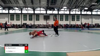 120-128 lbs Champ. Round 1 - Adrian Cohen, Cohen Brothers Judo Club vs Adante Washington, Harvey Twisters WC