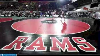 5A 220 lbs Champ. Round 1 - Garrett Roedel, Thunder Ridge vs Luke Martin, Post Falls