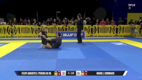 Mario J. Coronado vs Felipe Augusto C. Pereira Da Sil 2025 Pan IBJJF Jiu-Jitsu No-Gi Championship