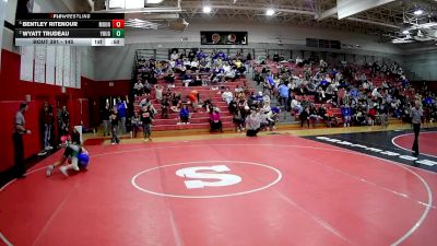 145 lbs 3rd Place Match - Bentley Ritenour, Mount Pleasant Area vs Wyatt Trudeau, Yough