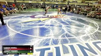 160 lbs Round 2 (4 Team) - Jarrett Wadsen, Saint Michael Albertville vs Carson Howell, Vacaville