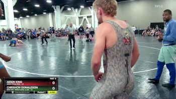 144 lbs Round 3 (6 Team) - Chrishon Donaldson, Bad Bay Wrestling Club vs Aiden King, Ohio Titan Red