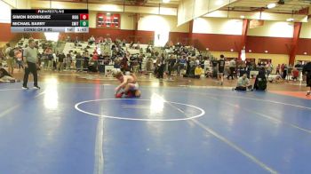 126 lbs Consi Of 8 #2 - Simon Rodriguez, Ridgefield Tigers vs Michael Barry, Smittys