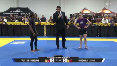 Peyton Riley Sandner vs Talis Seer Shelbourne 2026 Pan IBJJF Jiu-Jitsu No-Gi Championship