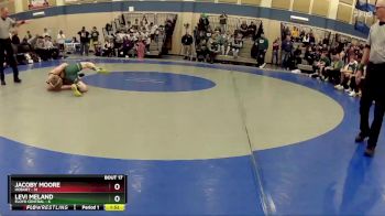 126 lbs Semis & Wb (16 Team) - Jacoby Moore, Hobart vs Levi Meland, Floyd Central