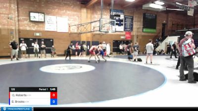 126 lbs Semifinal - Coen Roberts, Lewiston Wrestling Club vs Geoff Brooks, Team Real Life