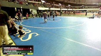 Rookie K-2 48 Champ. Round 1 - Franklin Yates, Pit Bull Wrestling Academy vs Cooper Kervella, Poquoson Athletic Association