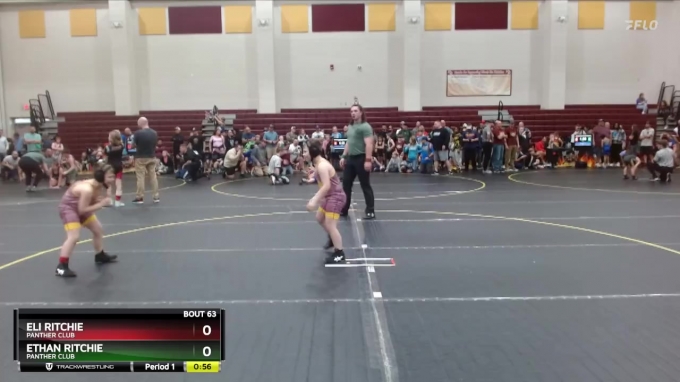 92 lbs Round 2 - Eli Ritchie, Panther Club vs Ethan Ritchie, Panther Club
