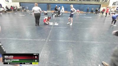 100 lbs Cons. Round 1 - Ben Leto, Mountainside vs Elijah Howard, Northwood