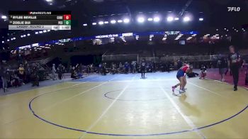 100 lbs Champ. Round 2 - Zoelie Bui, Parrish High School vs Rylee Beville, Cocoa Beach