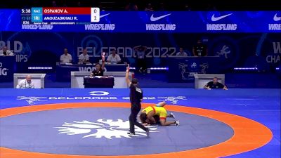 65 kg 1/4 Final - Adil Ospanov, Kazakhstan vs Rahman Mousa Amouzadkhalili, Iran