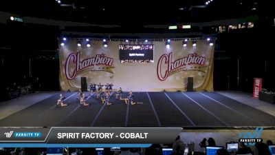 Spirit Factory - Cobalt [2022 L1 Youth - D2 - Small] 2022 CCD Champion Cheer and Dance Grand Nationals