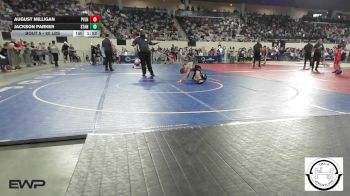 80 lbs Round Of 64 - August Milligan, Pauls Valley Panthers Wrestling vs Jackson Parker, Standfast