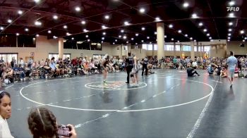 126 lbs Quarterfinal - Mary Mckinney, Mustang Wrestling Club vs Stella Krass, BRAWL PINK