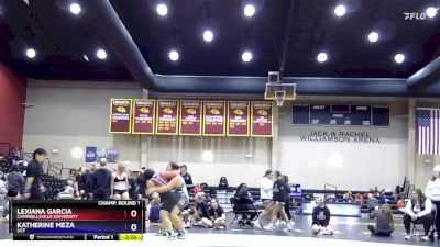 191 lbs Champ. Round 1 - Lexiana Garcia, Campbellsville University vs Katherine Meza, UCF