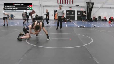 96-98 lbs Round 1 - Cayden Watkins, MD Maniacs vs Blaine Welsh, Warhawks