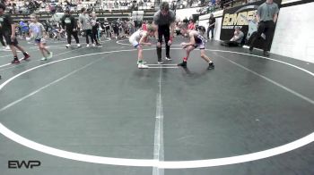 58 lbs Quarterfinal - Creed Long, Chickasha Youth Wrestling vs Hayden Gregory, Tulsa Blue T Panthers