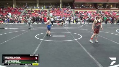 85 lbs Round 2 - Hagen Blanton, Oz Trojan Wrestling Club vs Henry Scheele, WR - Topeka Blue Thunder