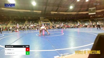 145 lbs Round Of 16 - Robert Miller, Tulsa Blue T Panthers vs Zane Chavis, Roundtree Wrestling Academy