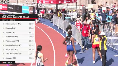 High School Girls' 4x100m Relay, Prelims 9