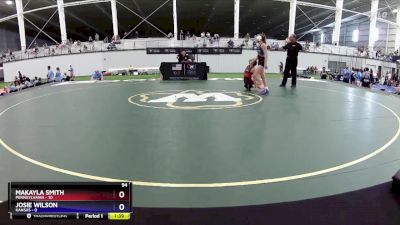 94 lbs Round 1 (8 Team) - Makayla Smith, Pennsylvania vs Josie Wilson, Kansas