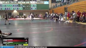 126 lbs Cons. Round 6 - Logan Banks, Del Oro vs RYAN CARROLL, Granite Hills