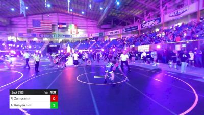 106 lbs Round Of 32 - Rylan Zamora, 505 Wc vs Austin Kenyon, Basement Brawlers