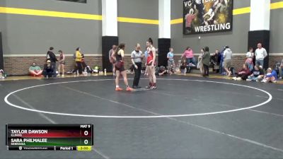 136 lbs Cons. Semi - Sara Philmalee, Nebraska vs Taylor Dawson, Illinois